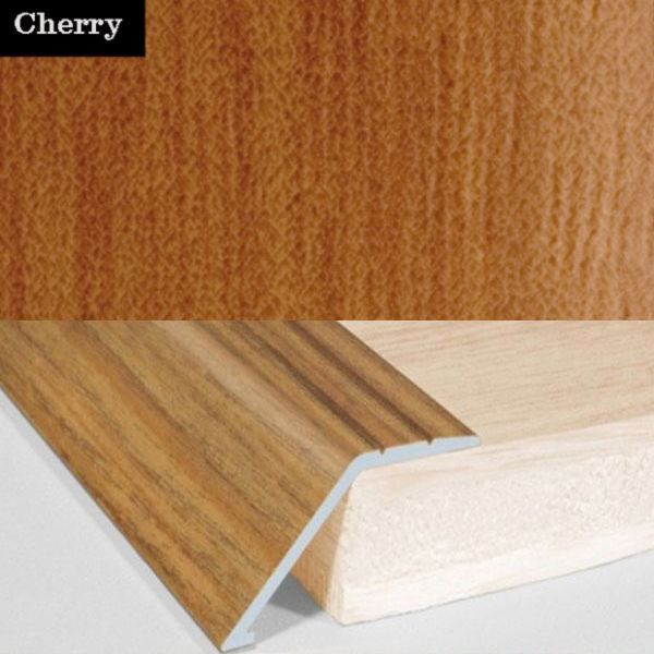 41mm Wide Aluminium Wood Effect Door Floor Trim Carpet Threshold Ramp