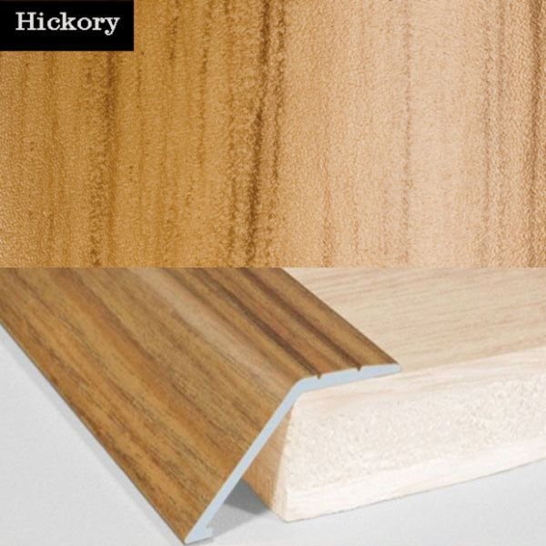 41mm Wide Aluminium Wood Effect Door Floor Trim Carpet Threshold Ramp