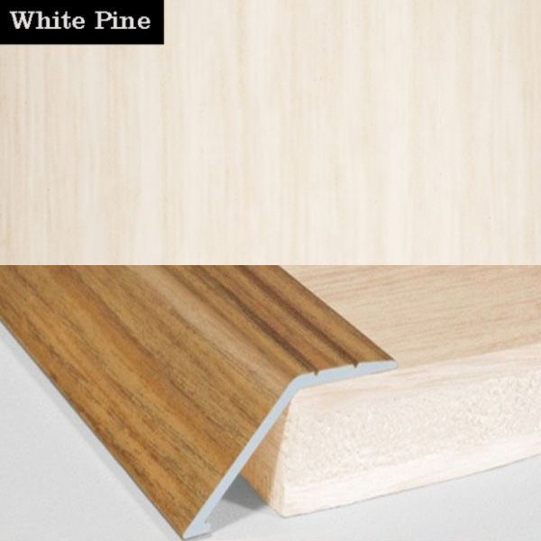 41mm Wide Aluminium Wood Effect Door Floor Trim Carpet Threshold Ramp