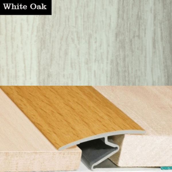 32mm Wide Wood Effect Door Thresholds For Vinyl, Carpet, Laminate, Wooden Floors