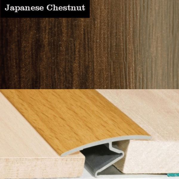 32mm Wide Wood Effect Door Thresholds For Vinyl, Carpet, Laminate, Wooden Floors