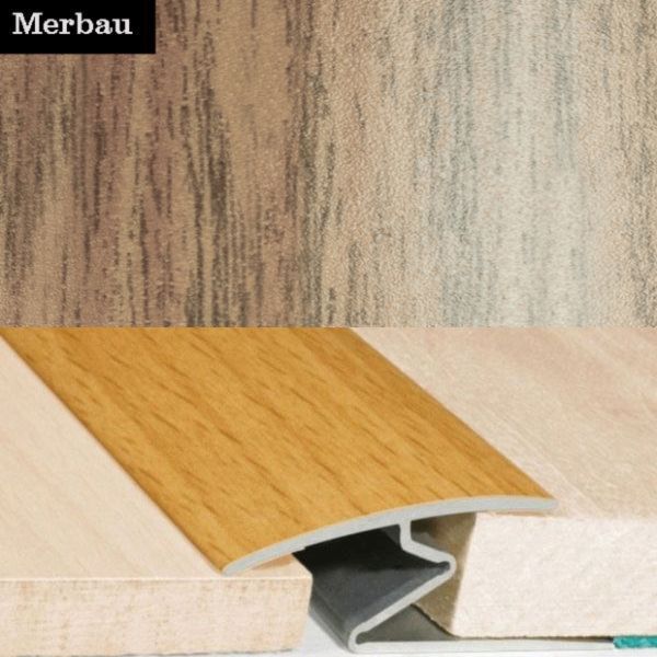 32mm Wide Wood Effect Door Thresholds For Vinyl, Carpet, Laminate, Wooden Floors