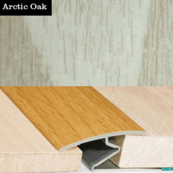 32mm Wide Wood Effect Door Thresholds For Vinyl, Carpet, Laminate, Wooden Floors