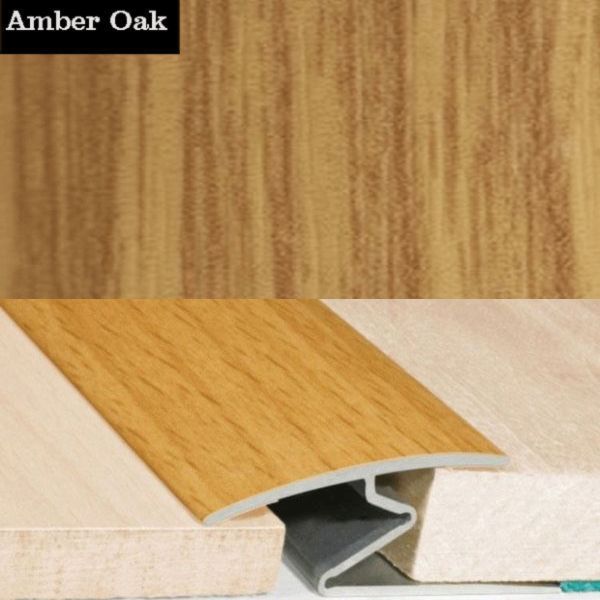 32mm Wide Wood Effect Door Thresholds For Vinyl, Carpet, Laminate, Wooden Floors