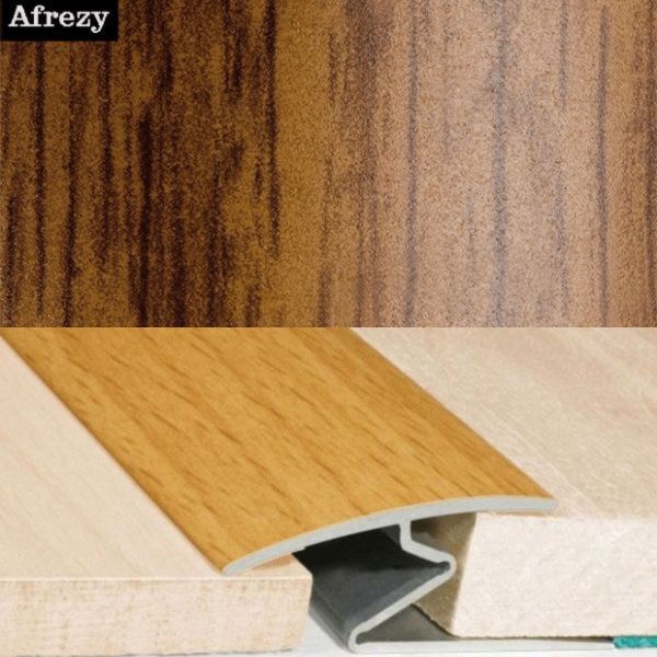 32mm Wide Wood Effect Door Thresholds For Vinyl, Carpet, Laminate, Wooden Floors