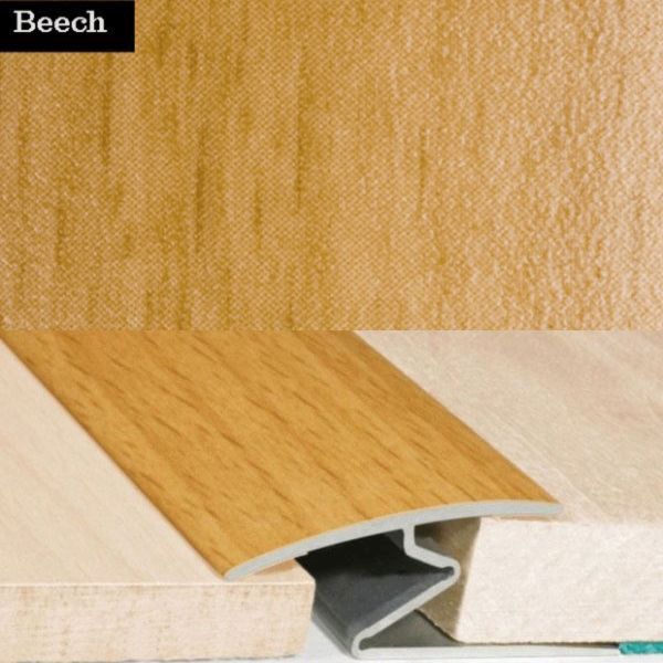 32mm Wide Wood Effect Door Thresholds For Vinyl, Carpet, Laminate, Wooden Floors