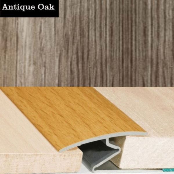 32mm Wide Wood Effect Door Thresholds For Vinyl, Carpet, Laminate, Wooden Floors