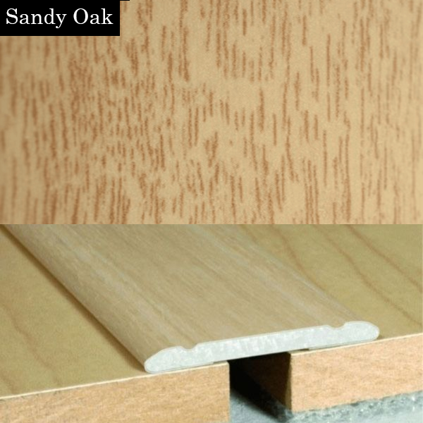 30mm Wide Aluminium Wood Effect Door Threashold Self Adhesive Door Floor Trim