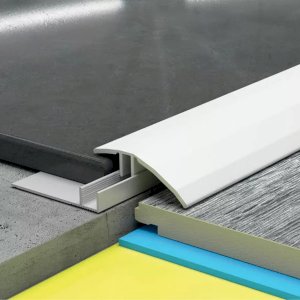 Anodized 0.9m Door Bars Threshold Strip Transition Trim Tiles to Laminate