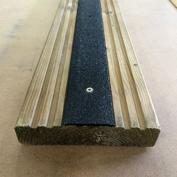 Anti Slip GRP Decking Strips for Slippery Decking Free Drilling and Screws