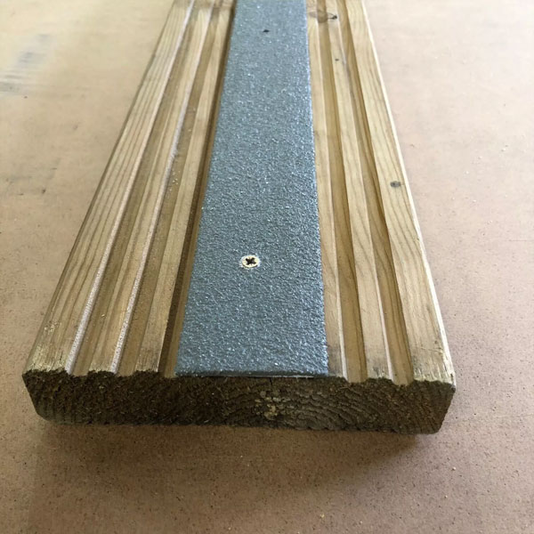 Anti Slip GRP Decking Strips for Slippery Decking Free Drilling and Screws