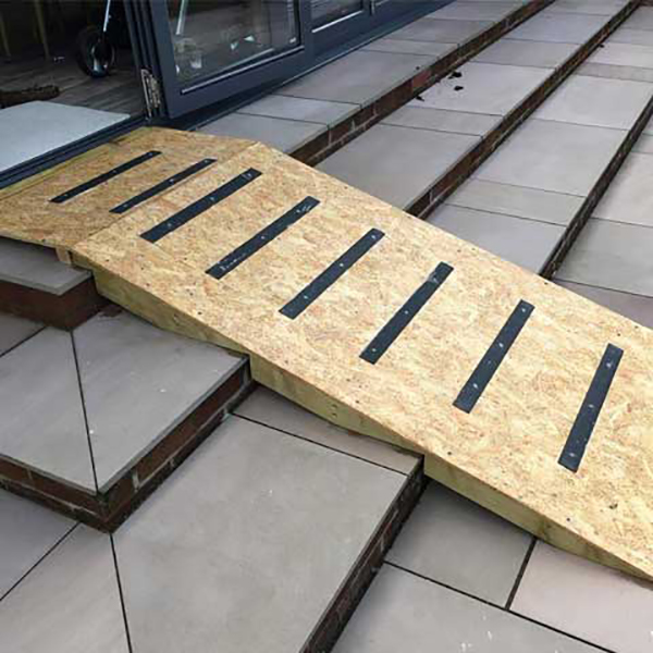 90mm Anti Slip GRP Strips for Slippery Decking and Ramps Free Screws