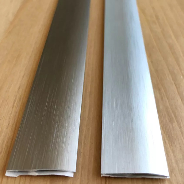 Brushed Aluminium 0.93 Metre Long Threshold Ramp Door Floor Bar Edge Trim