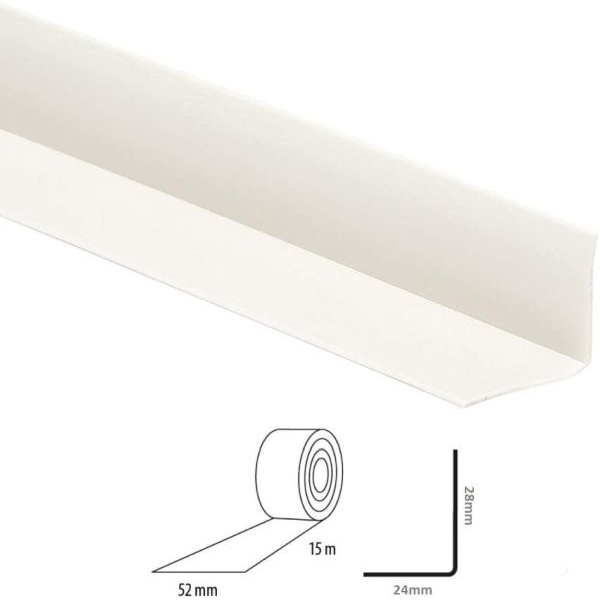 Self Adhesive Flexible Skirting Board PVC Angle Skirting Trim