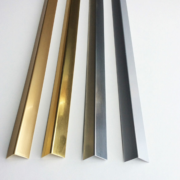 Gold and Silver 20mm x 10mm PVC Corner 90 Degree Angle Trim