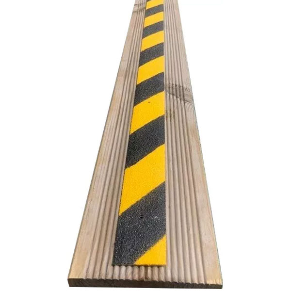 GRP Hazard Strips for Slippery Decking and Ramps Free Screws