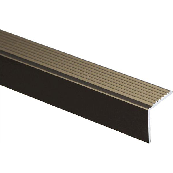 Non Slip Aluminium Stair Edge Nosing Trim