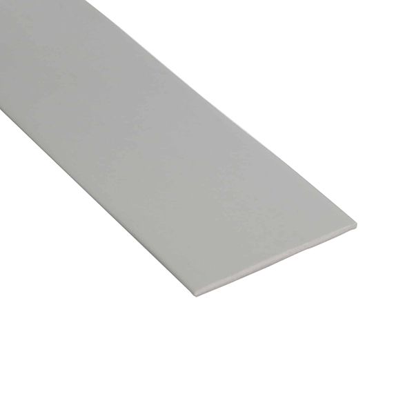 63mm x 32mm Rakeback Aluminium Stair Nosing With PVC Insert