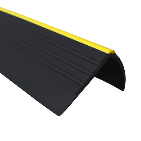 40mm x 40mm Non-Slip Flexible Bullnose Stair Nosing Warning