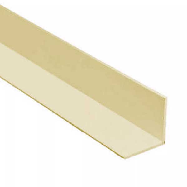 Plastic Cream Wall Corner Protector Angle Protection 40mm x 40mm 