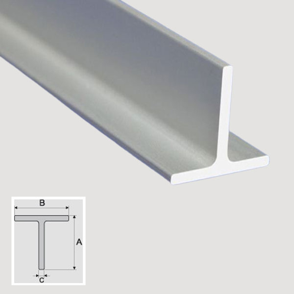 1m Aluminum Anodised T Profile Channel T Shape Section Bar