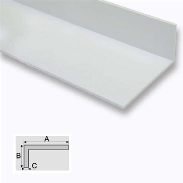 1m Long Aluminum Anodised Non-Equal Sided Angle Bar, Profile Bar