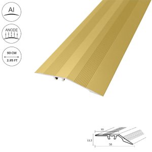  58mm Aluminium Door Bars Threshold Strip Transition Trim Laminate Tiles Ramp