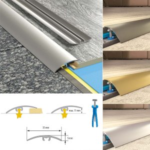 Aluminum Door Bars Threshold Strip Transition Trim Laminate Tiles