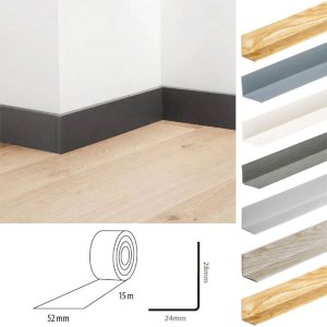 Self Adhesive Flexible Skirting Board PVC Angle Skirting Trim