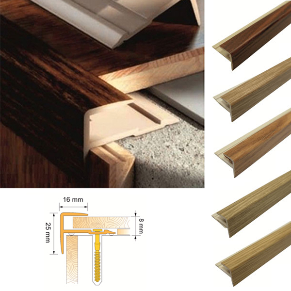 UPVC Push In Stair Nosing for Stair Edges