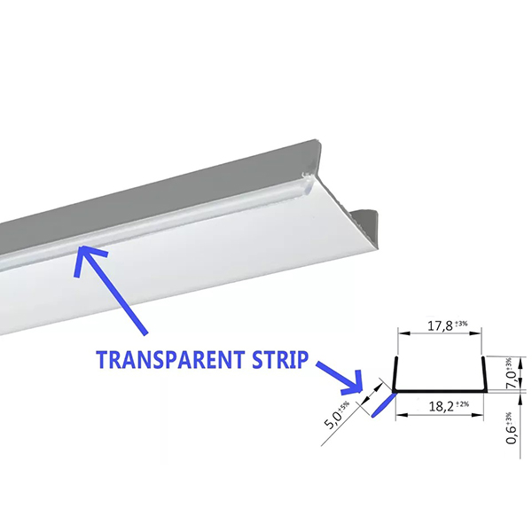 PVC 1 Metre Plinth Sealing Strip MDF Kickboard Panel Protecting the Bottom of Furniture