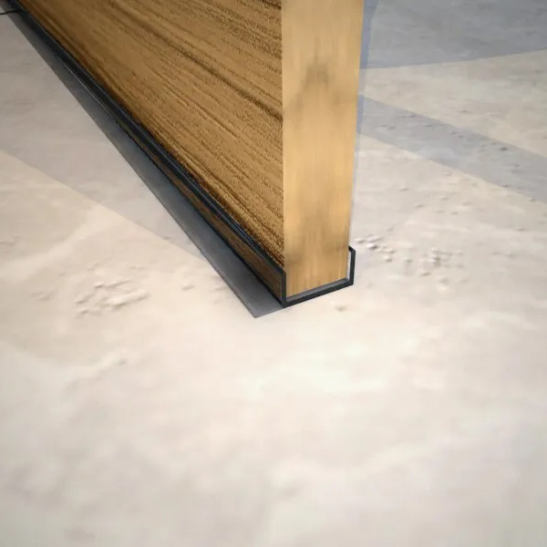 PVC 1 Metre Plinth Sealing Strip MDF Kickboard Panel Protecting the Bottom of Furniture