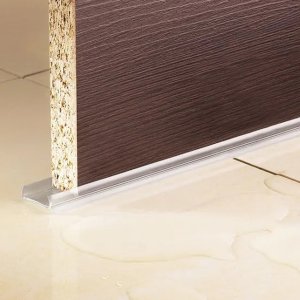 PVC 1 Metre Plinth Sealing Strip MDF Kickboard Panel Protecting the Bottom of Furniture