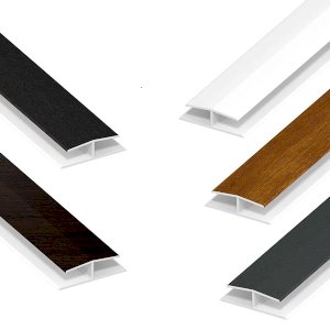 PVC 300mm Soffit Joint Plastic Board Jointing Strip - H Trim