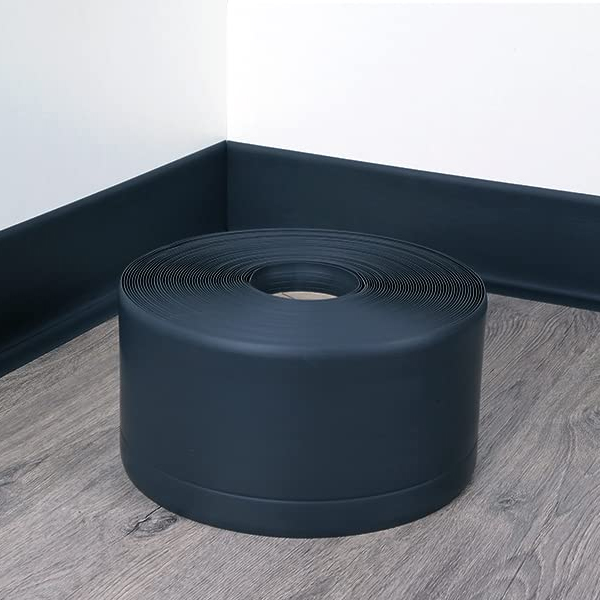 10m Long PVC Flexible Skirting Board Roll PVC Angle