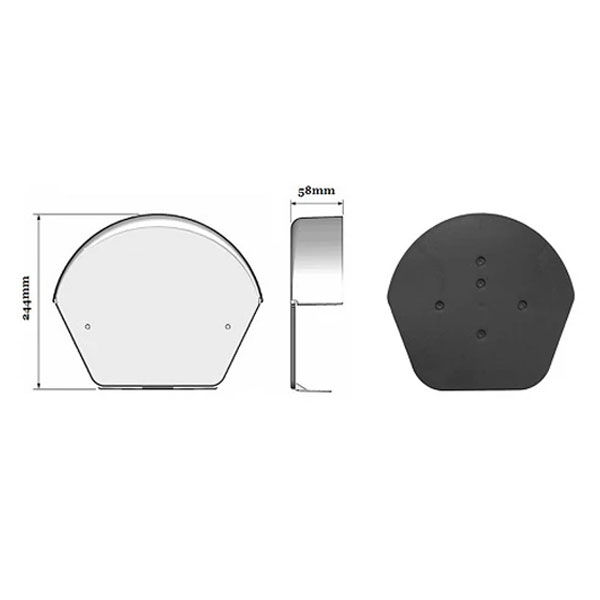 PVC Round Dry Verge Roof Kit