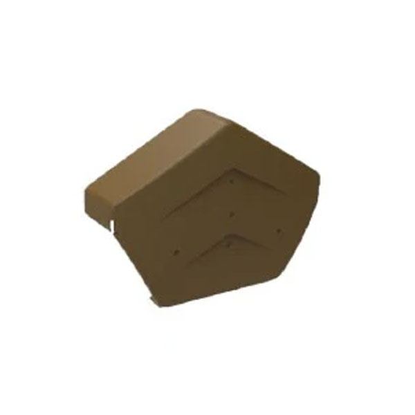 Weatherproof Ridge End Cap for Dry Verge Systems