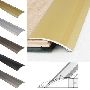 Self Adhesive Aluminium Door Floor Trim, Vinyl or Tiled Floors Door Thresholds