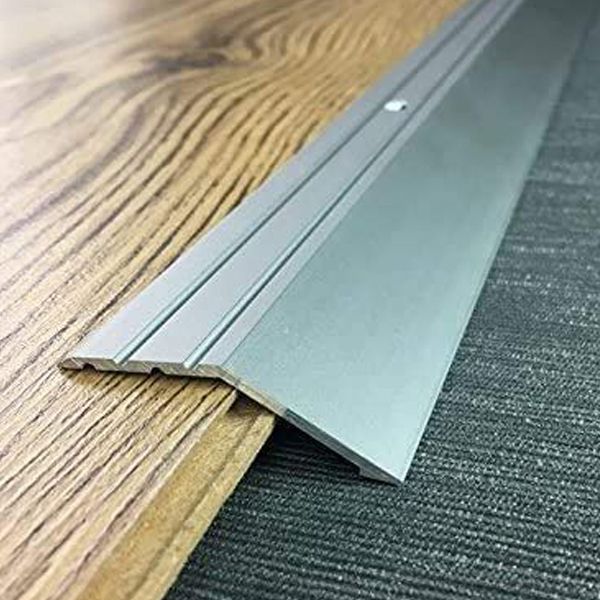 Self Adhesive Aluminium Door Trim For Laminate Floors at Different Levels 