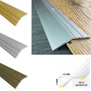 Self Adhesive Aluminium Door Floor Trim For Laminate Surfaces