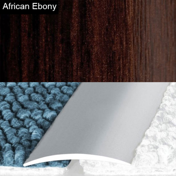 Self Adhesive Flat Aluminium Wood Effect Door Thresholds