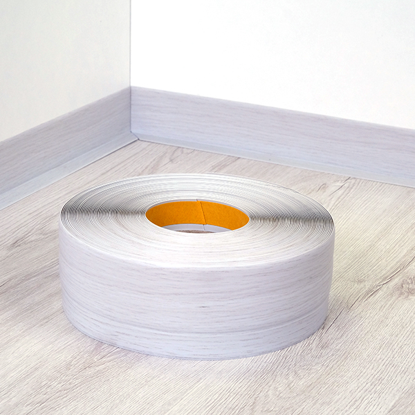 5m Long Self Adhesive PVC Flexible Skirting Board For All type of Walls & Surface