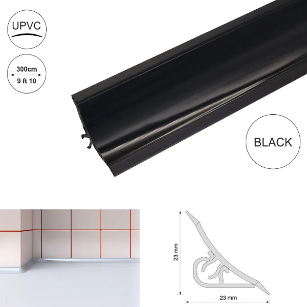 Splashback Worktop Profile Strip Edging Trim Kitchen Seal