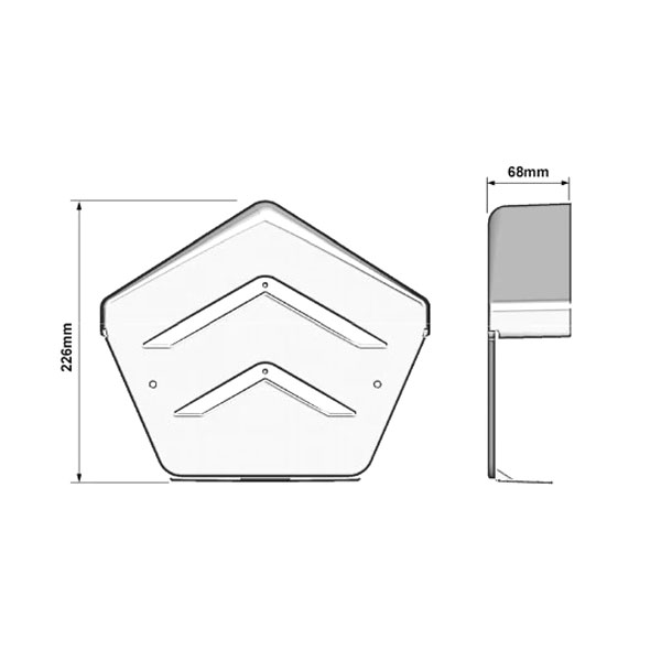 U Ridge Square Dry Verge Roof Kit