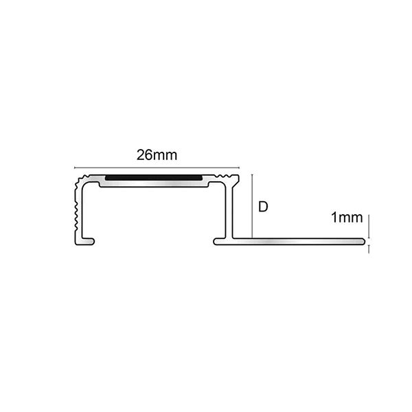 2.6m Tile-In with Carbide Insert Tile-In With Carbide Insert