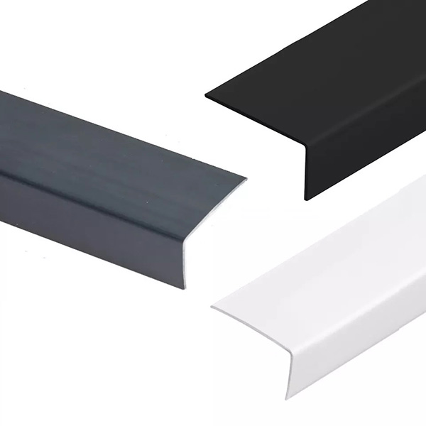 Unequal Angle Plastic Trim PVC Cover Strip Rigid Corner Angle Edging 1 Metre