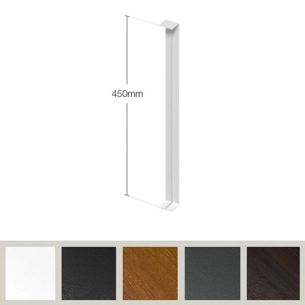 UPVC Plastic Fascia Boards with Double Ended Finish