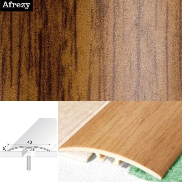 40mm Wide PVC Wood Effect Door Threshold Strip Screwfix