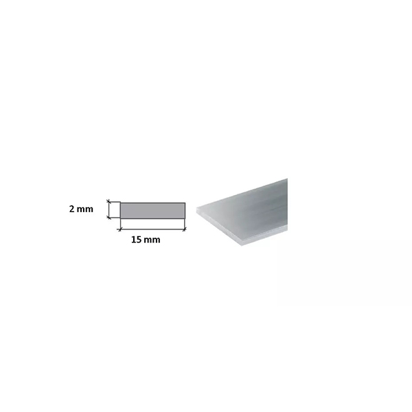 Aluminium Flat Bar/Plate - 1 Meter Long