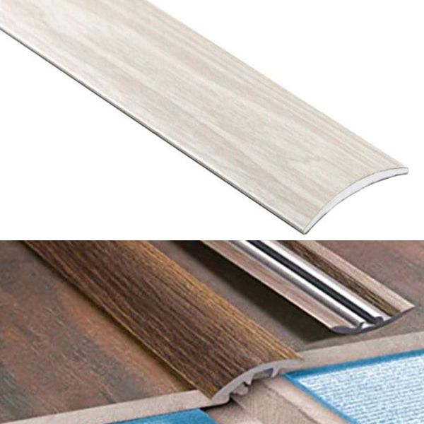 40mm Wide Wood Effect Door Edging Floor Trim Threshold Self-Adhesive